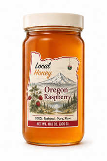 Oregon Raspberry Honey